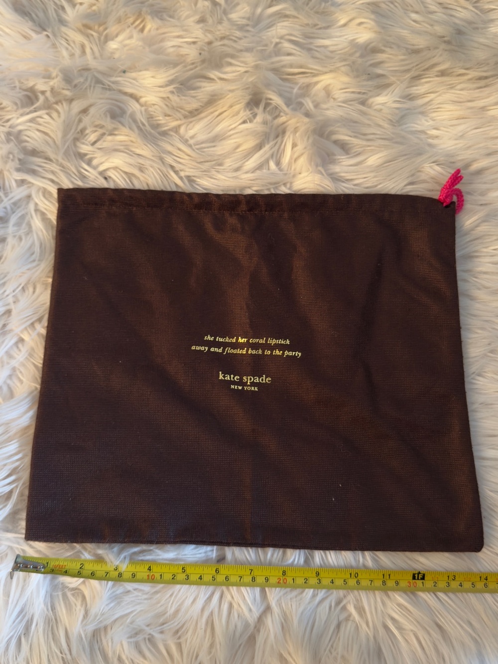 kate spade Brown dust bag brown